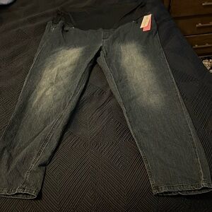NWT Oh! Mamma Maternity Jeans. Size 3x. Blue.